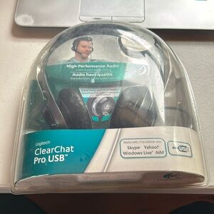 Logitech clear chat ProUSB headphones
